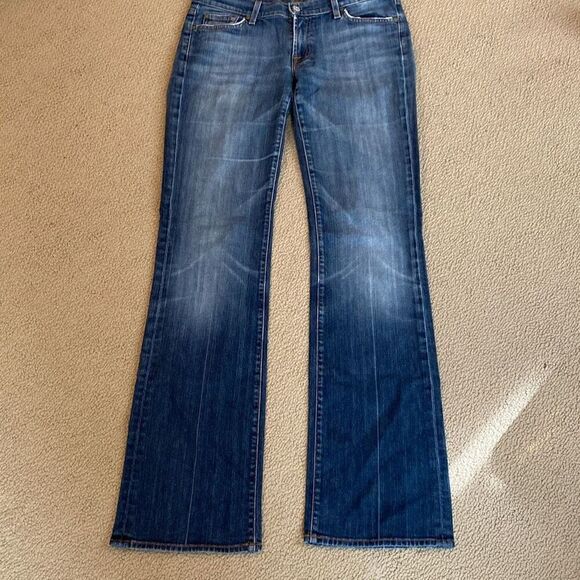 7 For all Mankind Bootcut Jeans Style U075XL080U-080U Size 31 - Picture 1 of 7